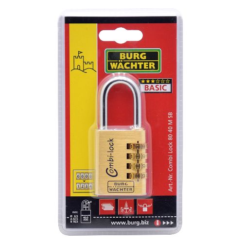 Burg Wachter - Combi Lock 80 40 M SB