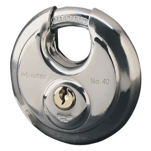 Master Lock - 40 rozsdamentes diszkosz lakat