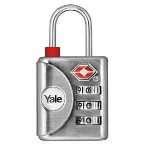 Yale - YTP1/32/119/1 számkombinációs bőrönd lakat